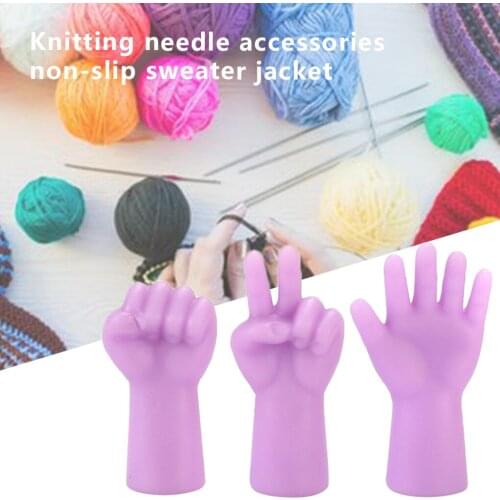 6pcs Knitting Needles Point Protectors For DIY Weave Knitting Sewing Mix Shaped Needle Tip Stopper