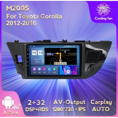 6+128G Android 11 Car Radio Multimedia Player for Toyota Corolla 2013 2014 2015 2016 Autoradio Stereo Video Headunit Wifi 4G
