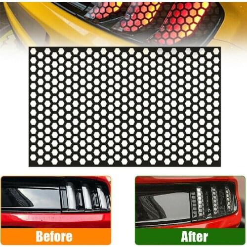 Black Premium Black Car Rear Tail-lamp Decal Cover PVC Tail Lamp Cover Eco-friendly for SUV