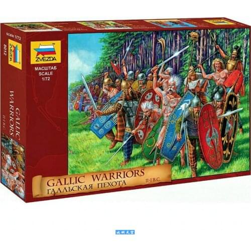 A member of the cavalry of the Numidian tribe of Carthage, a member of the Gallic infantry 1/72 Assembly model Model