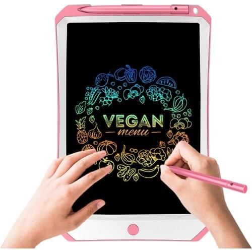 11 inch colorful LCD writing tablet Handwriting Pad Digital Drawing Board paperless NotePad for kid gift writing blackboard pink