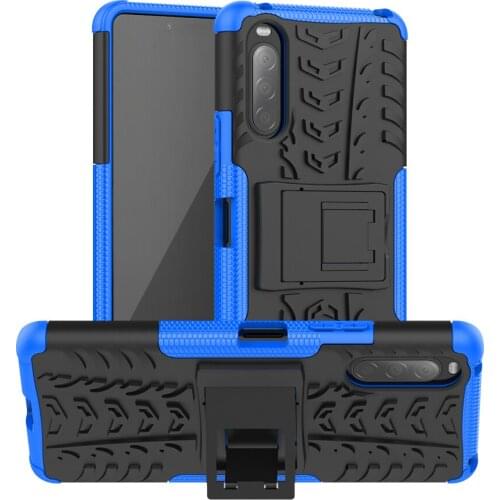 Hybrid Kickstand Case For Sony xperia 10 II / Sony xperia 1 II Cover Shockproof With Stand Function Cover Cases