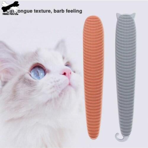 Cat Comb Tongue Textured Grooming Brush Massage Comb Pet Clean Hair Care Tools For Everyday Massages Comfort Sensitive Skin