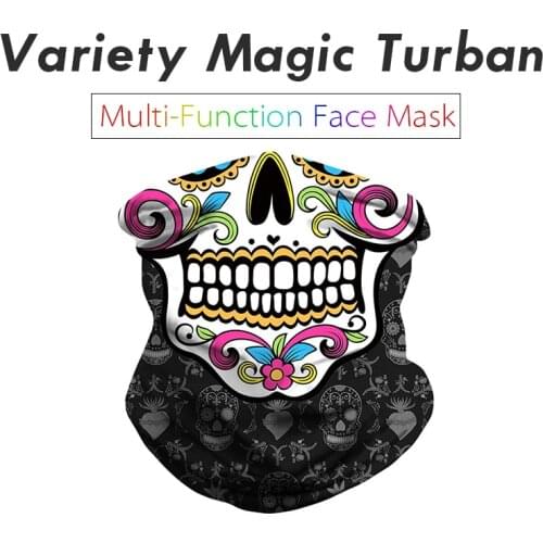 H05 Magic Turban Hair Bands Skull Digital Printing Multi-purpose Insect Masks Sports Outdoor Wristband Capless Hot Sale