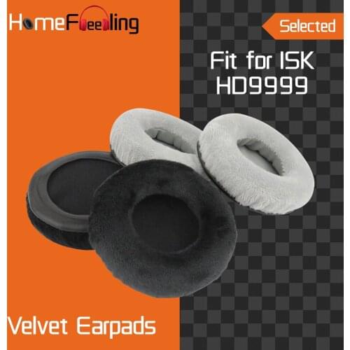 Homefeeling Earpads for ISK HD9999 Headphones Earpad Cushions Covers Velvet Ear Pad Replacement