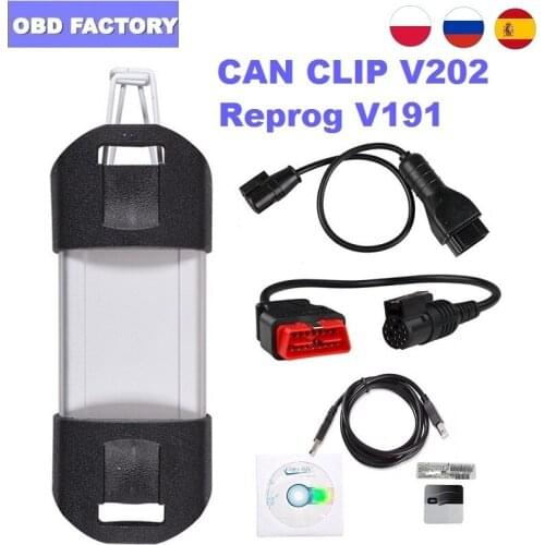 V200 Can Clip Gold PCB Car Diagnostic Tool For 1998-2019 Reprog V175 With AN2131QC CAN Clip Interface