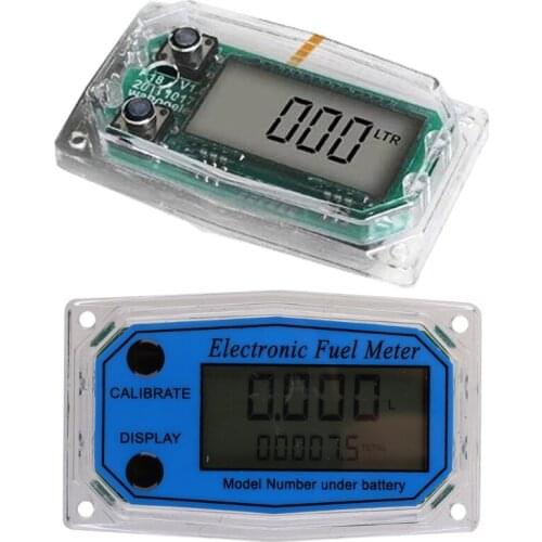 Turbine Flow Meter Meter Display chip Electronic Digital Flowmeter Liquid Water Meter Fuel Meter Gas Die sel Fuel