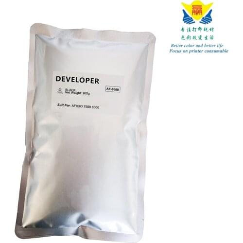 JIANYINGCHEN Compatible black Developer powder for Ricohs Aficio 7500 8000 2090 2105 6001 laser printer 900g per bag