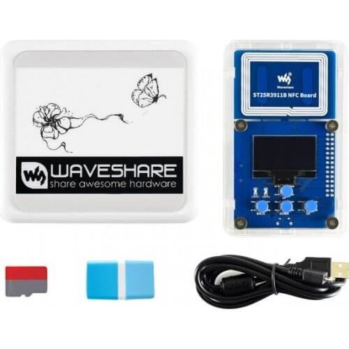 4.2inch Passive NFC-Powered E-Paper Kit,No Battery,Wireless Powering&Data Transfer,ST25R3911B NFC Chip,STM32F103R Controller