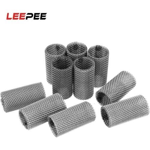 LEEPEE 10Pcs Car Glow Plug Burner For Diesel Air Parking Heater 310s Stainless Steel 3-Layers Filter Mesh Strainer Screen