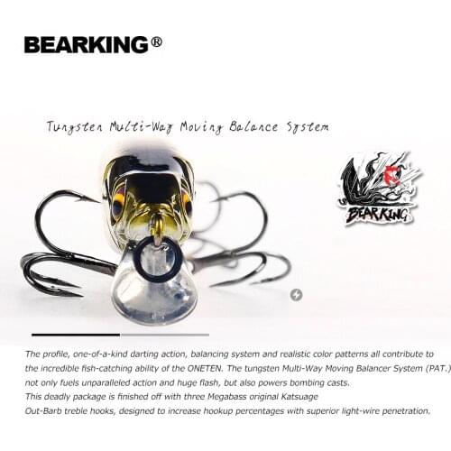 2018 hot Bearking perfect action 12different colors fishing lures,98mm/10g, sp minnow 12 different colorful color,free shipping