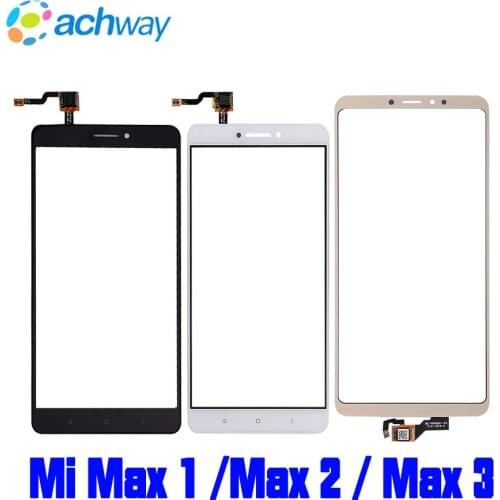 For Xiaomi Mi MAX 2 Touch Screen Panel Glass Sensor Digitizer MAX3 MAX2 Pro Prime Repair Replace For Xiaomi Mi MAX 3 Touch glass