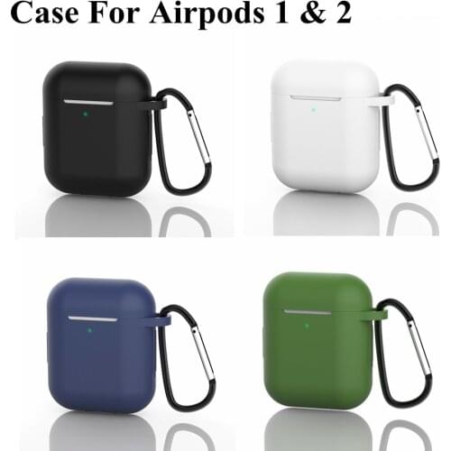 Luxury Case for Apple Airpods 2 Soft Silicone Case for airpods 2 1 Protective Cover Wireless Headset for Air pods 2 Case Coque