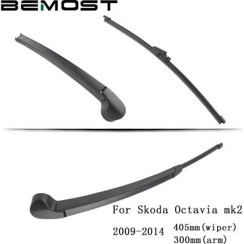 BEMOST Auto Car Rear Windshield Wiper Arm Blade Brushes For Skoda Octavia MK2 Hatchback From 2009 To 2014Windscreen Washer