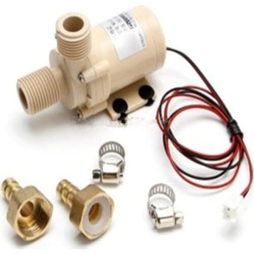 Solar Water Pump 12V DC Hot Water Pump 3M Circulation Pompe Brushless Motor high pressure pump Food Grade pump G25 DropShip