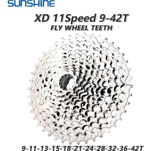 SONNENSCHEIN Cassette Racing Speed Gravel Bike -36T -34T Ultralight K7 V -32T CN Mountain Bike Freewheel 11Speed 9-42T 439gt