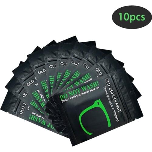 Sookg 10 pieces microfiber glasses cleaning cloth glasses anti-fog reused 500-600 times suitable glasses with Spray Bottle empty