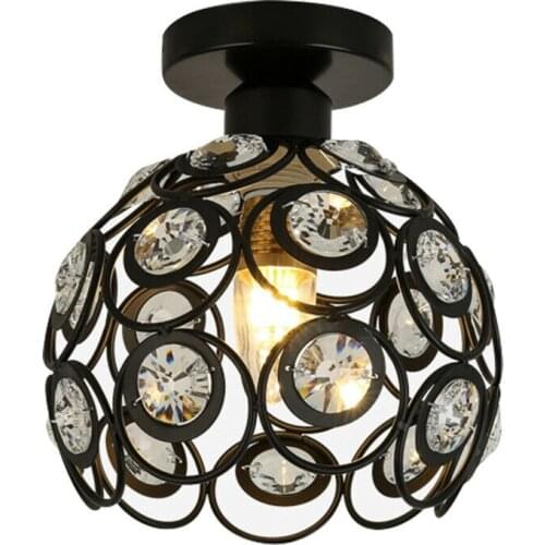 Modern Simple Ceiling light Globe Crystal Led Corridor Parlor Bar Coffee Light