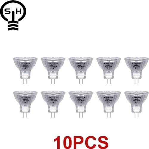 Spotlight Halogen Lamp MR11 10Pcs/Lot 20W 12V Energy Saving GU4 Hot Size