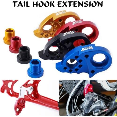 Bicycle Tail Hook Lengthener frame Rear Derailleur Aluminum Alloy Hanger Derailleur Extender with Bolt Bicycle Repair Tools