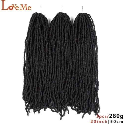 LOVE ME 20 Inch Twist Crochet Hair passion Twist Crochet Braids Extensions Bohemia Braiding Natural Synthetic Hair Extensions