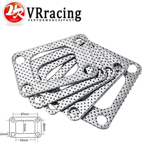 VR - (5PCS/LOTS) T3 ALUMINUM TURBO CHARGER INLET MANIFOLD FLANGE DOWN PIPE GASKET VR4951