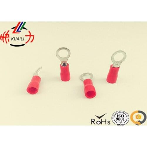 100 PCS COPPER Insulated Ring Terminal RVS 1.25-3.5 Insulated Ring Terminal Connector