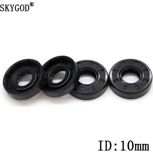 ID 10mm NBR Nitrile Rubber Oil Seal TC-10*17/18/19/20/22/25/26*5/7/8/10 Nitrile Double Lip Oil Seal