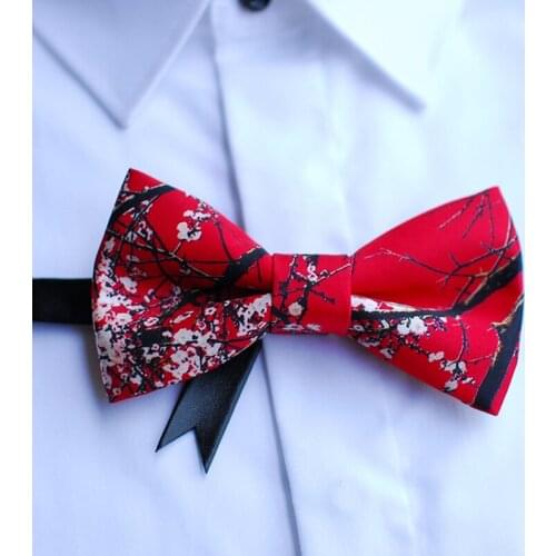 Free Shipping New mens male fashion Red Senior Grey Festive Wedding Hosting Bow Tie Western European Party Giollar flower pin