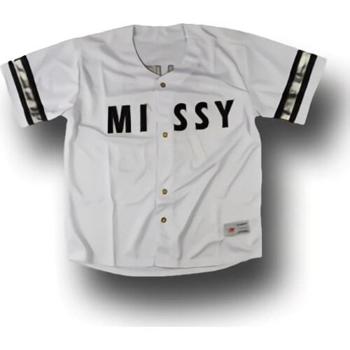 Baseball Elliott #757 Missy Men White Baseball Jersey