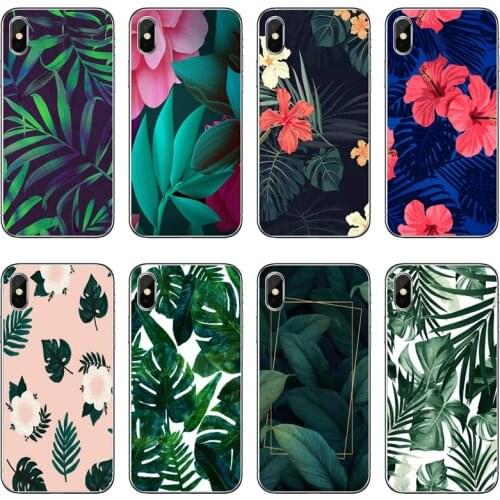 CuteTropical leaf plant Accessories Phone Case For Xiaomi Redmi 7 7A K20 6 6A 5A 4A 4X 5 Plus S2 Redmi Note 8 7 6 5A 4 Pro