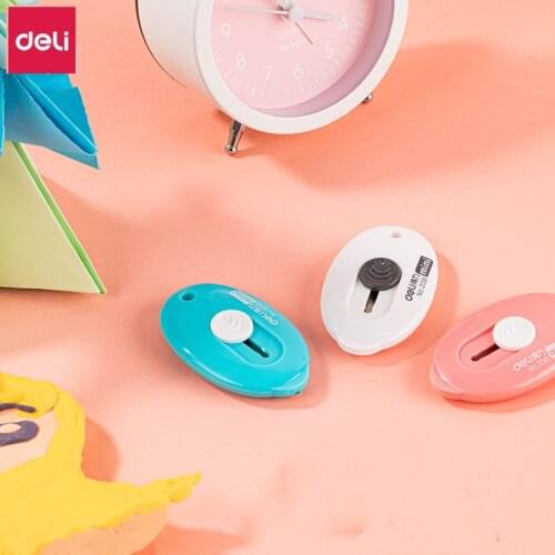 Deli Mini Letter Opener Office Utility Knife Box Cutter Safety Crafting Tools and Supplies