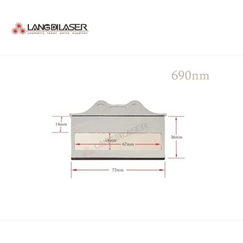 690nm filter for hair removal , optic filter for IPL laser , Laser HR tips , laser optic filters