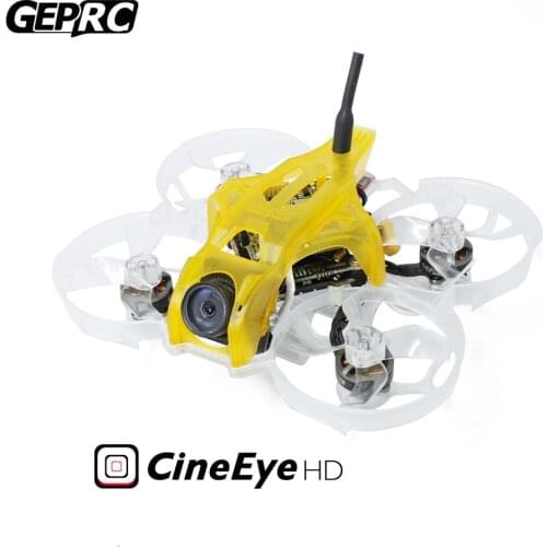 GEPRC CineEye 79mm Indoor Whoop RC FPV Camera Drone Quadcopter GEP-12A-F4 Flight control 2-4S GR 1102 10000KV Motor