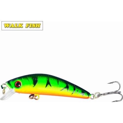 Walk Fish 1Pcs 7cm 8.5g Minnow Fishing Lure Jig Wobblers Iscas Artificiais Para Pesca Swimbait Crankbait Fishing Tackle