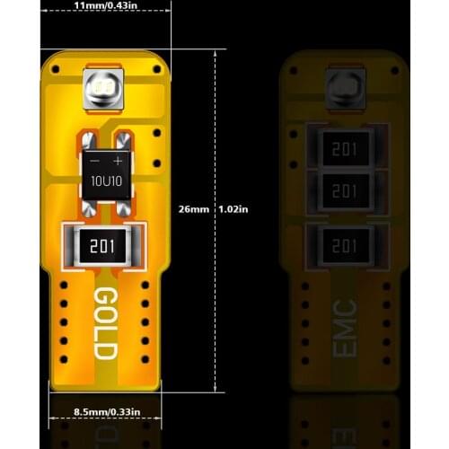 Светодиодные LED лампы W5W (W2.1x9.5d) 穿迈狐 China At AliExpress