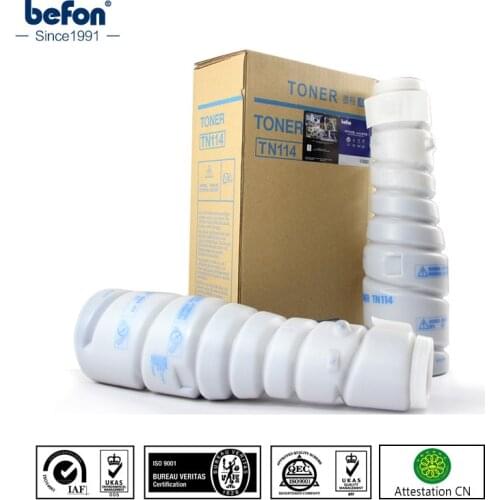 Befon Compatible 200g TN114 114 14 Toner Cartridge Replacement for Konica Minolta Bizhub 162 210 163 211 220 Printer Cartridge