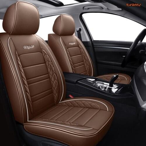 KAHOOL leather car seat covers For jaguar xf f pace f-pace xj xe f-type xk e-pace car protector seats