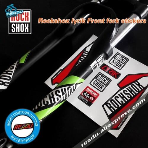 Lehool bike decal 2016 Style rockshox Lyrik Front Fork Decals mountain bike front fork decals bicycle Lyrik Fork stickers