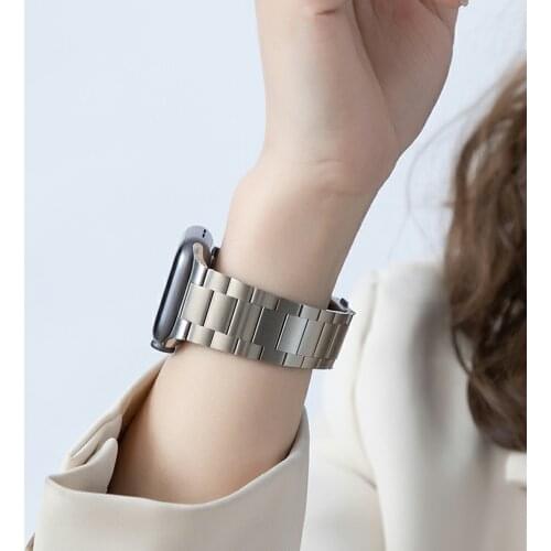 Metal Thin Watchband for Apple Watch Band 40mm 44mm 38mm 42mm Stainless Steel Strap Business Bracelet for iWatch 6/5/4/3/2/1/SE