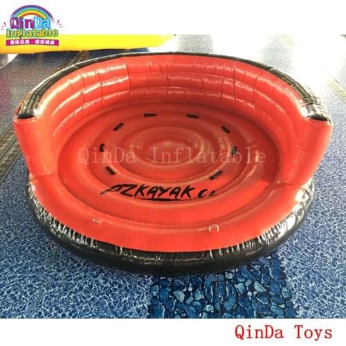 3m diameter inflatable towable water ski crazy UFO,free air pump inflatable flying boat for sale