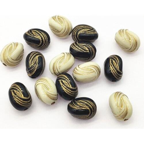 New arrival! 18x14mm 250pcs Bronzing effect Oval Beads for Handmade Necklace Earring DIY Parts,Jewelry Findings & Components