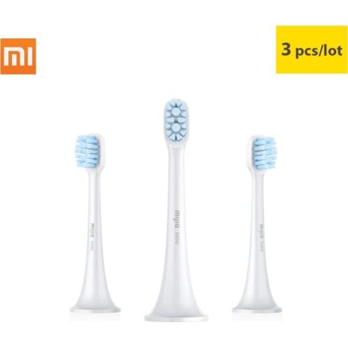 Original 3pcs Regular Type Toothbrush Heads for Xiaomi Mijia Sonic Electric Toothbrush T300 T500 Tooth Brush Head Replacement