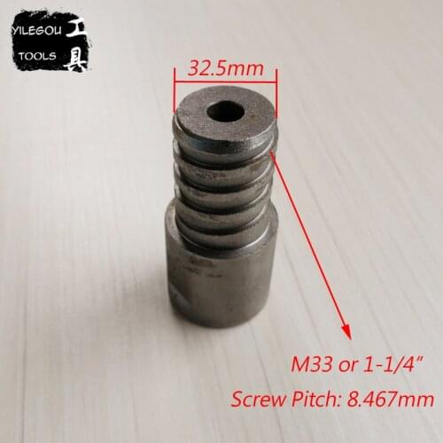 1-1/4" (Thread M33) Diamond Drill Adapter For Dimaond Core Bit Adapter M33 To M22 Rotary Union