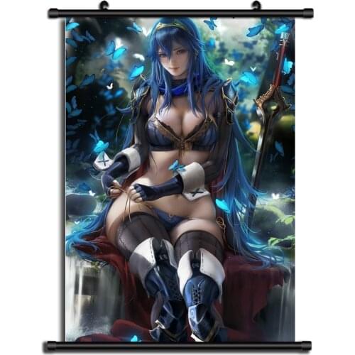 Fire Emblem Anime Wall Scroll Poster Home Decor Cosplay Uncensored