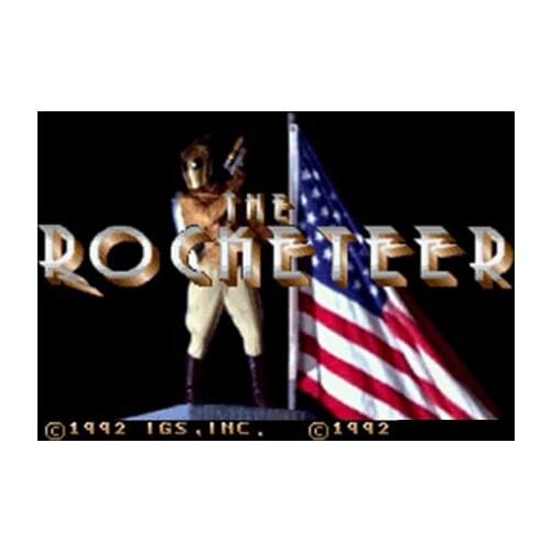 Rocketeer USA Version 16 bit Big Gray Game Card For NTSC Game Player
