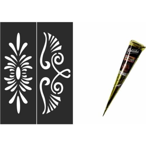 Henna Pattern temporary Tattoo Template Golecha Indian henna хна для мехенди henna bride veil welon