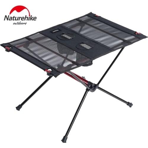 Picnic Table Collapsible Roll Up Portable Outdoor Foldable Fishing Table Ultralight Aluminum Folding Camping Table