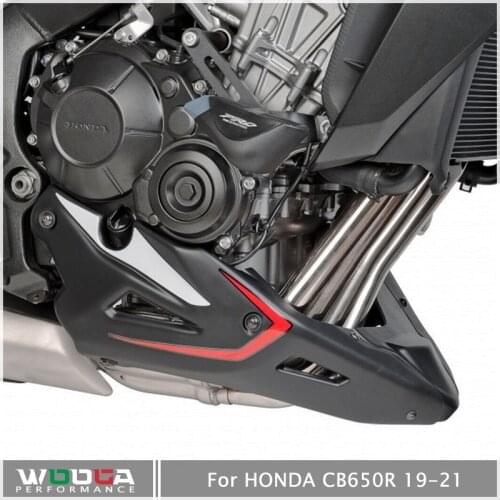 BELLY PAN ENGINE SPOILER LOWER FAIRING BODY FRAME PANEL PROTECTOR BELLYPAN FOR HONDA CB650R CB650F 2014-2021 2019 2020