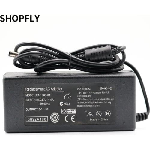 High Quailty 15V 5A AC DC Power Adapter Input AC100-240V Converter Adapter to DC 15V6A 6000mA Power Supply 15V5A power adapter